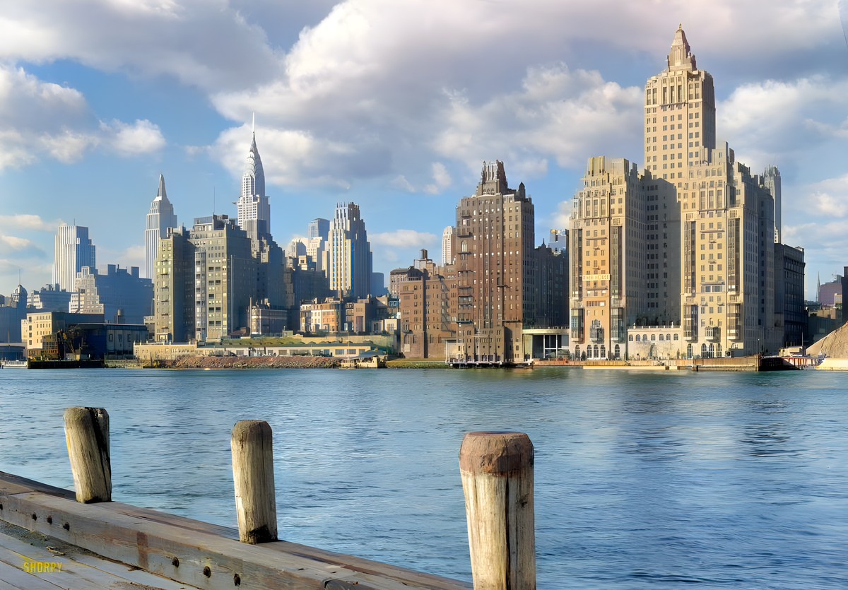 1930s Waterfront, Harbor & Maritime Heritage Photo Recovery 4K Restored